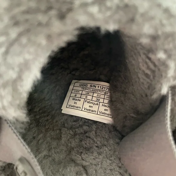 UGG Gray Slippers - Picture 4 of 4